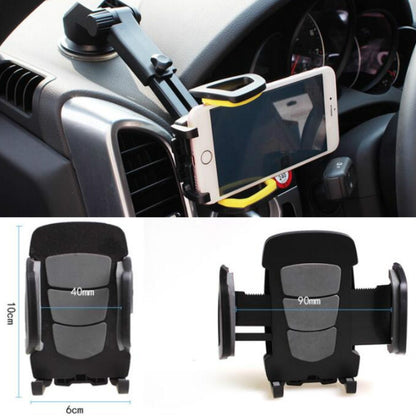 3 Sets Car Phone Holder Car Air Outlet Mobile Phone Holder Suction Cup Navigation Instrument Panel General, 2 in 1