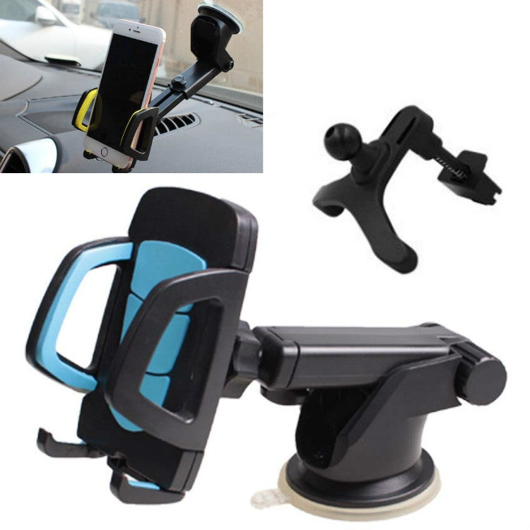 3 Sets Car Phone Holder Car Air Outlet Mobile Phone Holder Suction Cup Navigation Instrument Panel General, 2 in 1, 3 in 1
