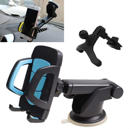 3 Sets Car Phone Holder Car Air Outlet Mobile Phone Holder Suction Cup Navigation Instrument Panel General, 2 in 1, 3 in 1