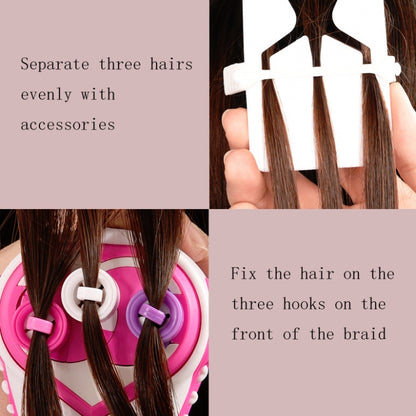 Tresseur de cheveux électrique pour enfants, machine à tresser à trois brins
