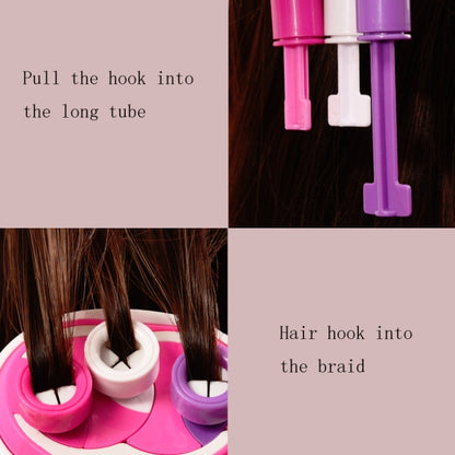 Tresseur de cheveux électrique pour enfants, machine à tresser à trois brins