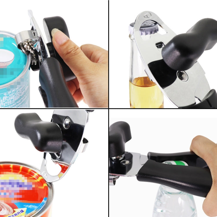 4 in 1 Multifunctional Can Opener Kitchen Household Lid Opener Canning Knife