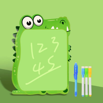 Children Fluorescent Drawing Board Multifunctional Writing Board Early Education Graffiti Board, Dinosaur, Cow, Giraffe, Zebra