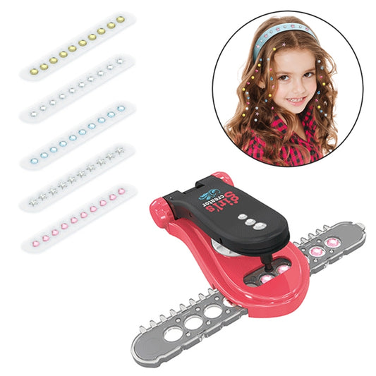 Machine à clouer des strass adhésifs avec des diamants pour jeu d'imitation fille, Machine à clouer