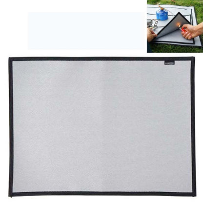 CLS Outdoor Camping Fireproof Cloth Picnic Barbecue Heat Insulation Mat Flame Retardant Fiberglass Fire Blanket, 46x35cm, 60x53cm, 105x60cm