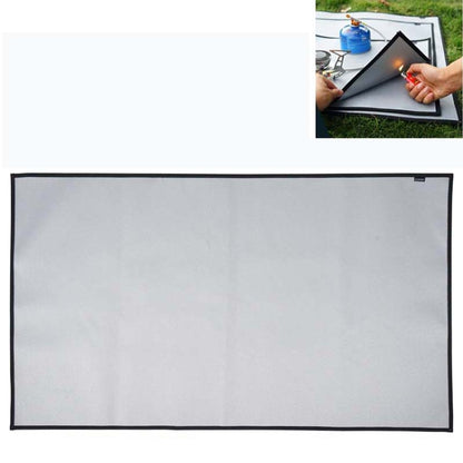 CLS Outdoor Camping Fireproof Cloth Picnic Barbecue Heat Insulation Mat Flame Retardant Fiberglass Fire Blanket, 46x35cm, 60x53cm, 105x60cm