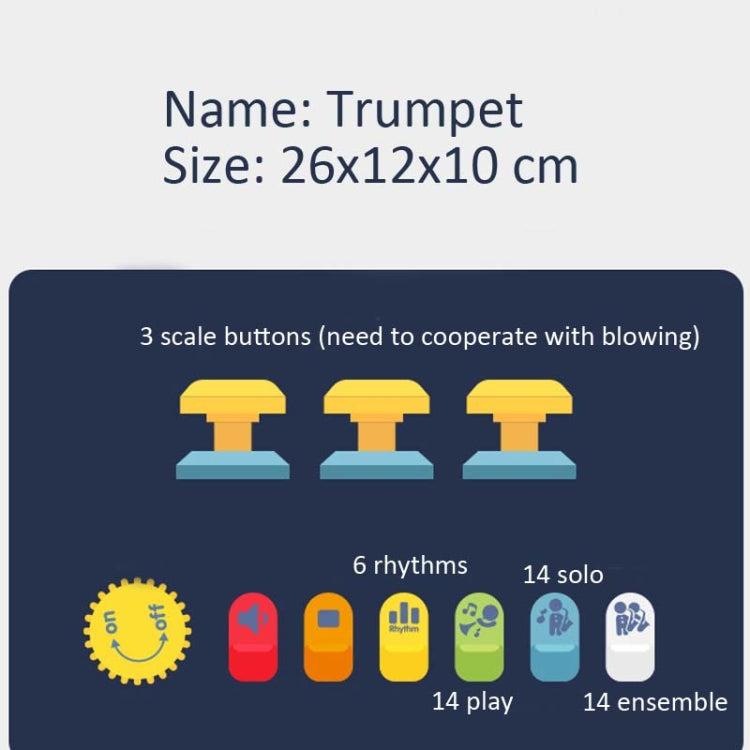 Instrument de musique de simulation de puzzle pour l'éducation précoce des enfants, 6806 Trompette-Rouge, 6806 Trompette-Bleue, 6807 Clarinette-Rouge, 6807 Clarinette-Blanche, 6805 Saxophone-Rouge, 6805 Saxophone-Vert