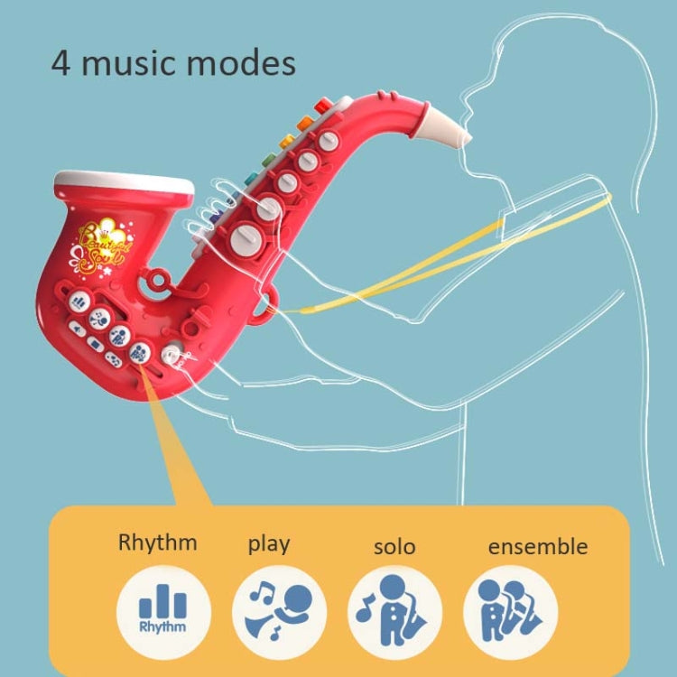 Instrument de musique de simulation de puzzle pour l'éducation précoce des enfants, 6806 Trompette-Rouge, 6806 Trompette-Bleue, 6807 Clarinette-Rouge, 6807 Clarinette-Blanche, 6805 Saxophone-Rouge, 6805 Saxophone-Vert