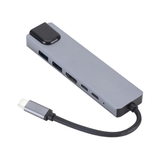 6 in 1 USB3.1 Type-C to HDMI+RJ45 Docking Station for Nintendo Type-C Docking Station, 6 in 1