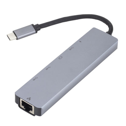 6 in 1 USB3.1 Type-C to HDMI+RJ45 Docking Station for Nintendo Type-C Docking Station, 6 in 1