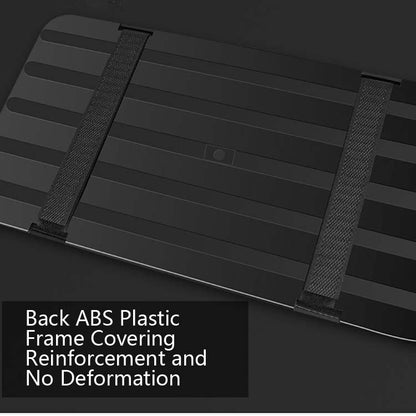 Car Sun Block Glasses Case Document Holder Car Plastic Frame Zipper Type Multi-Function Card Bag Storage Bag