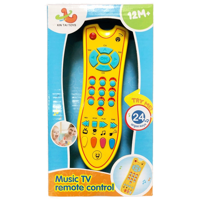 Télécommande de télévision musicale simulée Jouets éducatifs précoces Machine d'apprentissage électrique Jouet pour bébé