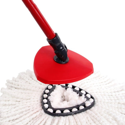 4 PCS Rotating Triangle Cotton Yarn Mop Head Mop Replacement Cloth For O-Cedar/Vileda, Mop
