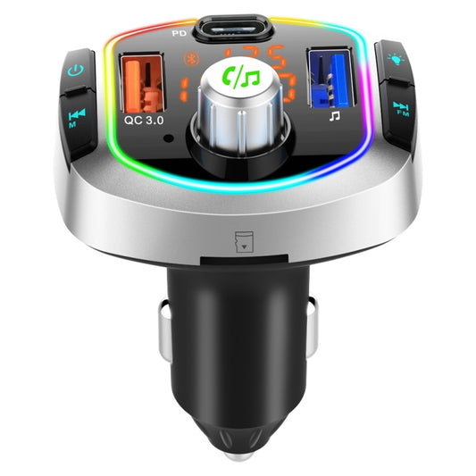 Lecteur MP3 de voiture coloré BC63 Récepteur Bluetooth multifonctionnel Chargeur de disque U Allume-cigare de voiture, BC63