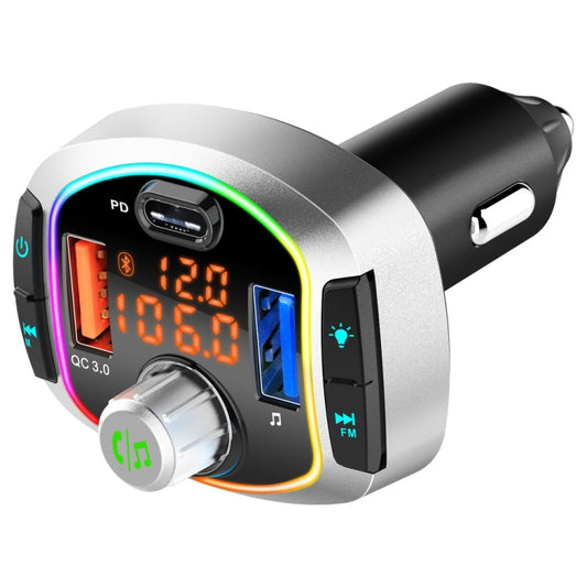 Lecteur MP3 de voiture coloré BC63 Récepteur Bluetooth multifonctionnel Chargeur de disque U Allume-cigare de voiture, BC63