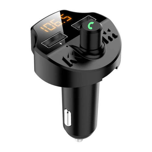 T66 Bluetooth voiture Chargeur de voiture Allume-cigare Lecteur MP3 Émetteur FM de voiture mains libres, T66