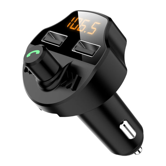 T66 Bluetooth voiture Chargeur de voiture Allume-cigare Lecteur MP3 Émetteur FM de voiture mains libres, T66
