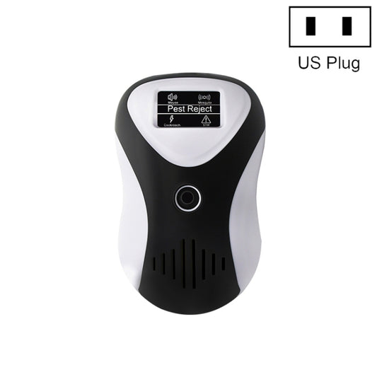 DC-9017A Ultrasonic Mouse Repeller Energy-Saving Silent Insect Repeller Multifunctional Mosquito Repellent And Insect Repellent, Black+US Plug, Black+EU Plug, Black+UK Plug