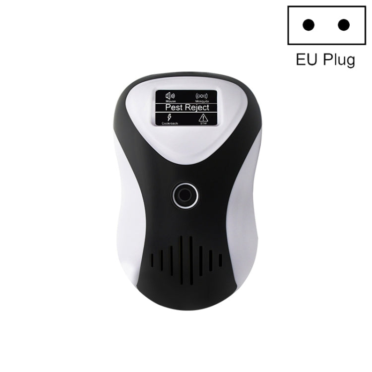 DC-9017A Ultrasonic Mouse Repeller Energy-Saving Silent Insect Repeller Multifunctional Mosquito Repellent And Insect Repellent, Black+US Plug, Black+EU Plug, Black+UK Plug