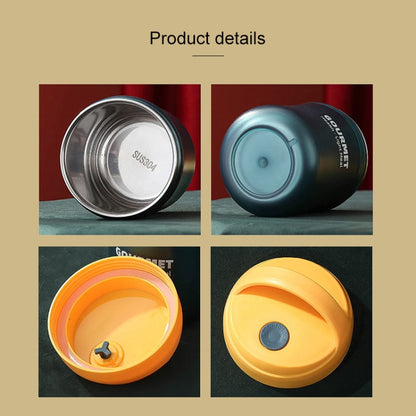 GOURMET Stainless Steel Insulation Cup Double-Sealed Insulation Soup Cup