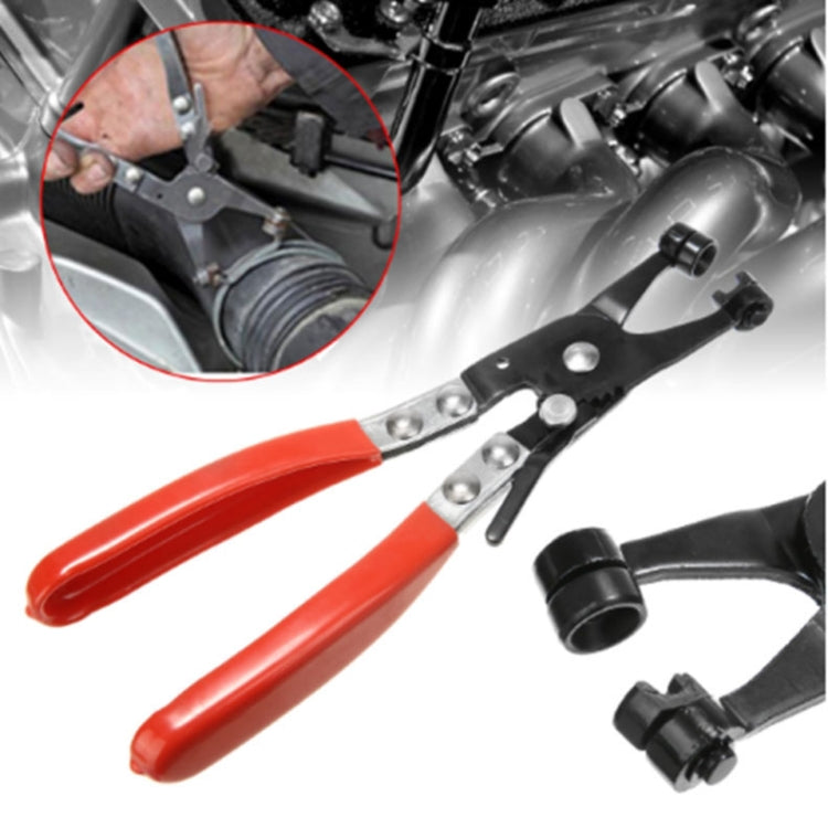 Straight Throat Tube Bundle Clamp Auto Repair Water Pipe Clamp Pliers, Straight Throat Tube Pliers