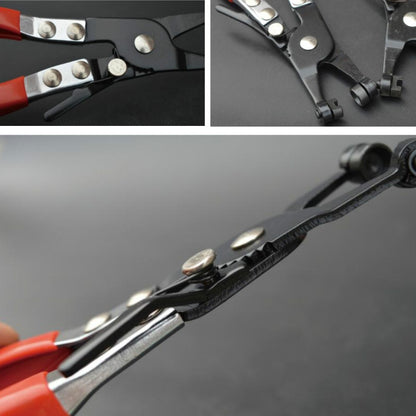 Straight Throat Tube Bundle Clamp Auto Repair Water Pipe Clamp Pliers, Straight Throat Tube Pliers