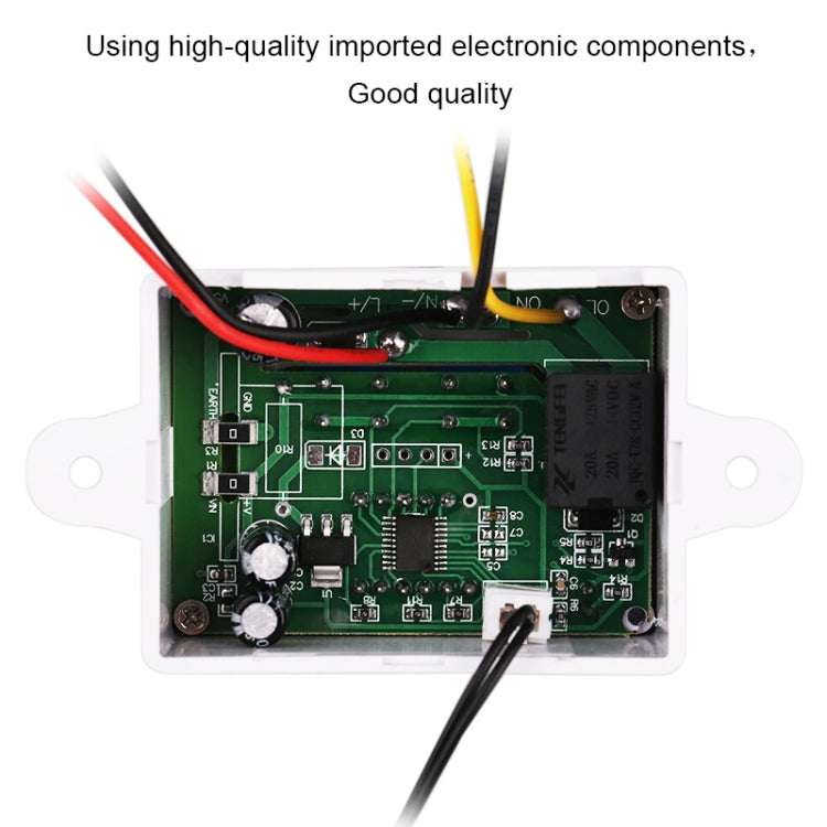 XH-W3001 Digital LED Temperature Controller Arduino Cooling Heating Switch Thermostat NTC Sensor, 12V, 24V, 220V, Probe line
