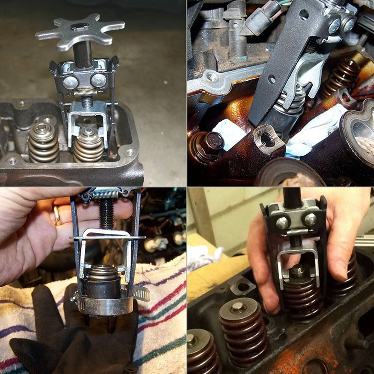 Compresseur de ressort de soupape universel pour moteur avec culbuteur, outil de démontage et d'installation de soupapes, compresseur de ressort de soupape