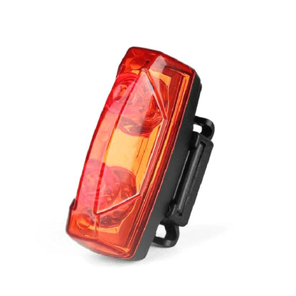 Magnetic Induction Taillight Bicycle Self-Generation Induction Taillight Waterproof Night Riding Safety Warning Light, Magnetic Induction Taillight