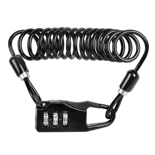 Antivol Casque VTT Câble Antivol Vélo Moto Vélo Électrique Portable Cadenas à Combinaison Câble en Acier, Antivol Casque