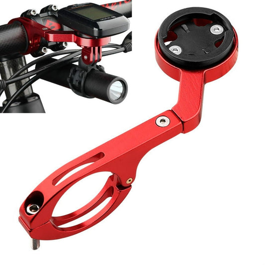 Support de guidon de vélo VTT en alliage d'aluminium pour compteur de vitesse, support de lampe de poche, Rouge, Noir, Gris