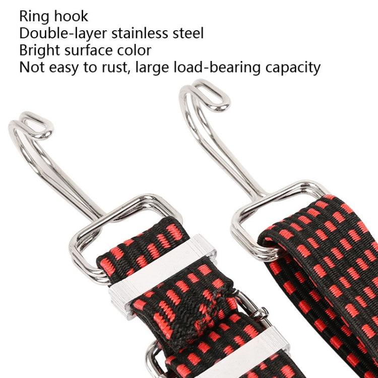 Bicycle Binding Rope Widening And Thickening Multi-Purpose Elastic Elastic Luggage Rope Shelf Rope, 0.5m, 1m, 2m, 3m, 4m