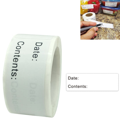 10 PCS Roll Home Kitchen Food Marking Date Sticker Label, 1 x 3 inch