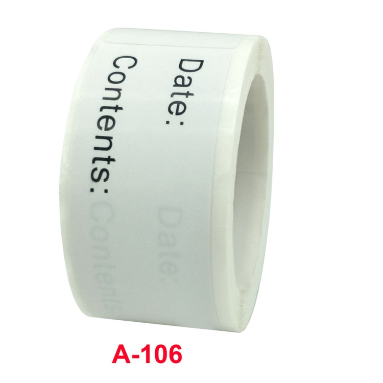 10 PCS Roll Home Kitchen Food Marking Date Sticker Label, 1 x 3 inch