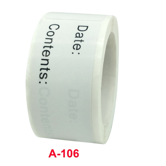 10 PCS Roll Home Kitchen Food Marking Date Sticker Label, 1 x 3 inch