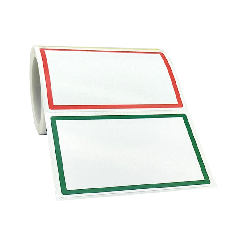 A-131 Name Label Stickers, 150 PCS/Roll 88x58 mm, 300 PCS/Roll 88x58 mm