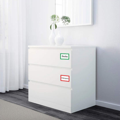 A-131 Name Label Stickers, 150 PCS/Roll 88x58 mm, 300 PCS/Roll 88x58 mm