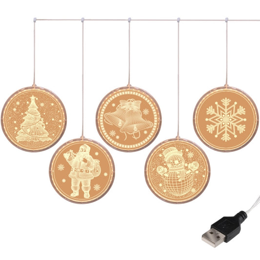 Guirlande lumineuse LED, lumières de Noël, rideaux de décoration de vacances, lumières USB, USB