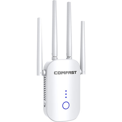 COMFAST CF-WR758AC Dual Frequency 1200Mbps Wireless Repeater 5.8G WIFI Signal Amplifier, CN Plug, TBD05451904, TBD05451904EU, TBD05451904UK