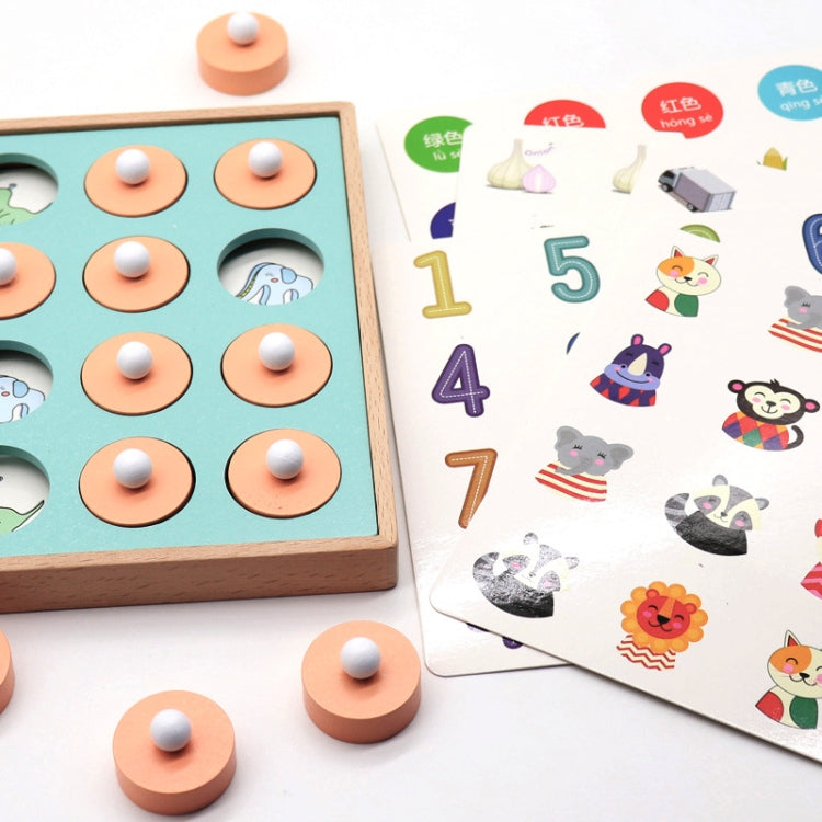 Jouets d'éveil pour enfants, jouets éducatifs en bois, échecs de mémoire, jouets de développement de l'intelligence, chiffres et lettres
