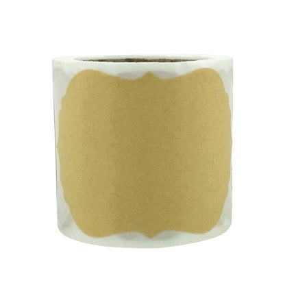 3 PCS Natural Kraft Paper Christmas Label Gift Decoration Stickers, B-63