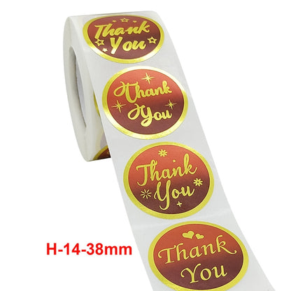 Sticker Baking Decoration Gift Wrapping Label, Gold