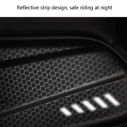 WILD MAN ES3 Sac de vélo à coque dure, Sac de poutre avant, Sac de tube supérieur pour téléphone portable avec écran tactile, Équipement de cyclisme, ES3 (Noir)