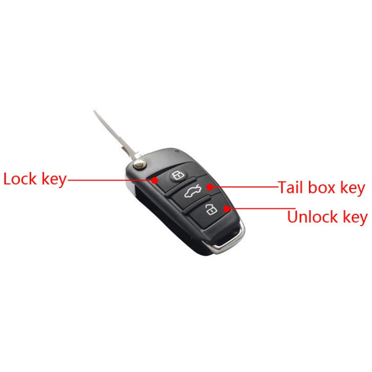 5pcs /Set Car Remote Control Central Lock Keyless Entry System 12V Universal Model Key, TSK-405-321