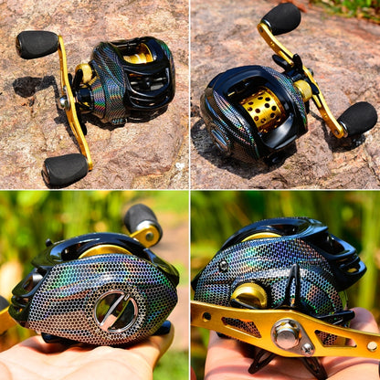 PROBEROS Metal Drop Wheel 18+1 Axis Lure Fish Wheel, Style:, DW132PL Left Hand, DW132SR Right Hand, DW132WR Right Hand, DW132WL Left Hand, DW132PR Right Hand