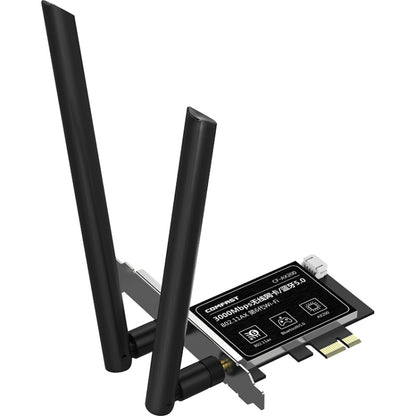 Carte réseau sans fil COMFAST Gaming 3 000 Mbps Gigabit double fréquence pour ordinateur de bureau, PCIe, AX200, AX200 PRO
