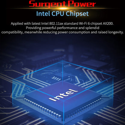 Carte réseau sans fil COMFAST Gaming 3 000 Mbps Gigabit double fréquence pour ordinateur de bureau, PCIe, AX200, AX200 PRO