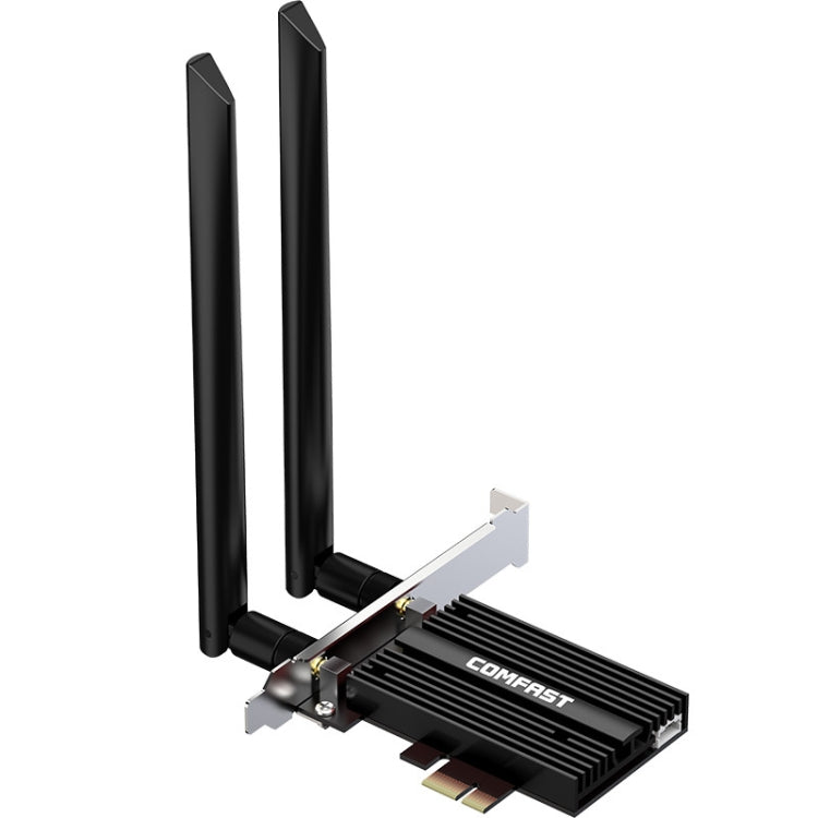 Carte réseau sans fil COMFAST Gaming 3 000 Mbps Gigabit double fréquence pour ordinateur de bureau, PCIe, AX200, AX200 PRO