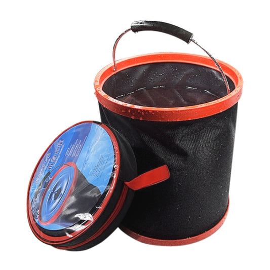 Seau télescopique pliant pour lavage de voiture, domestique, multifonctionnel, portable pour l'extérieur, 12L