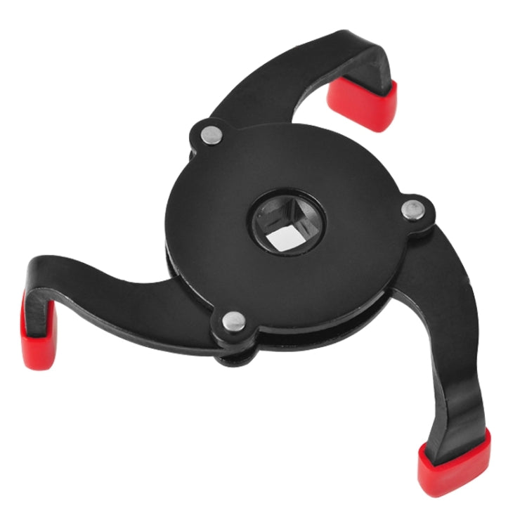 Outils de réparation automobile Clé à filtre à huile avec outil de démontage à 3 mâchoires pour voitures Outil de démontage de filtre interface 3/8 pouce, 3/8 pouce